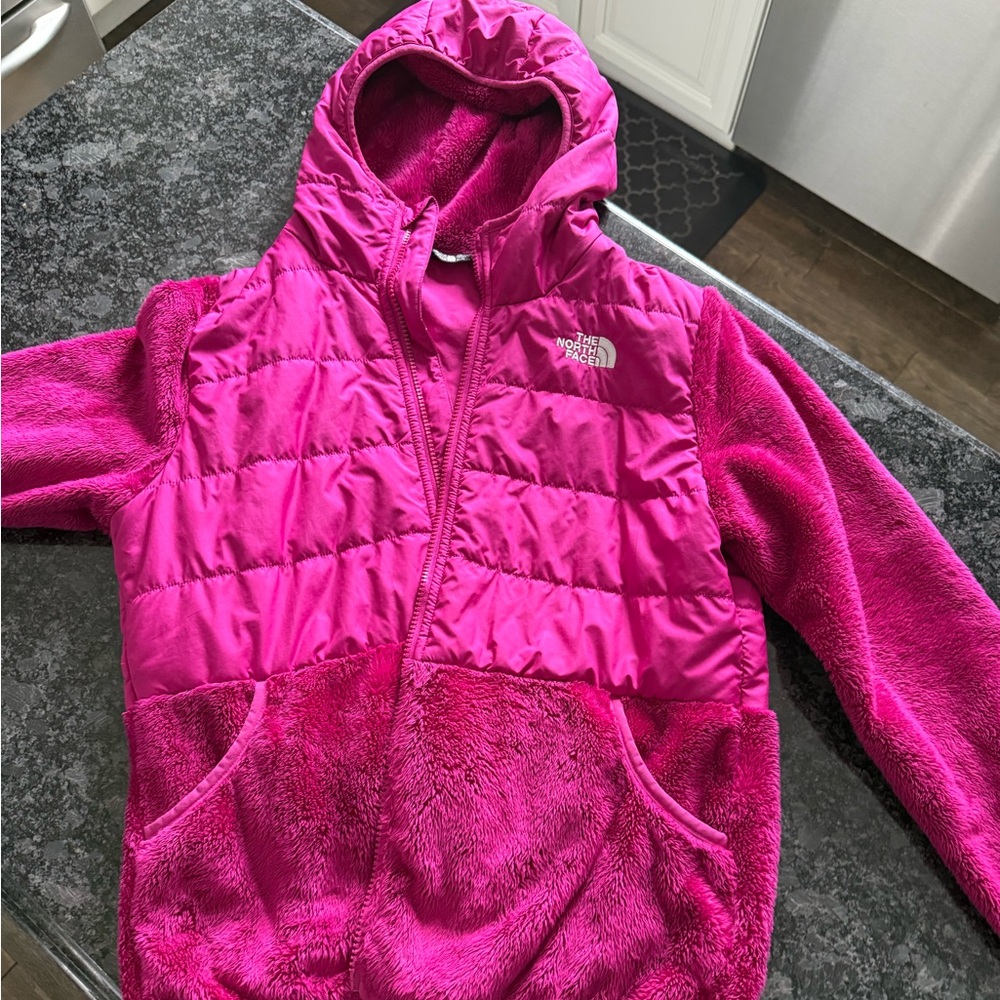 The North Face Fuchsia Fleece Mashup Jacket Girls XL